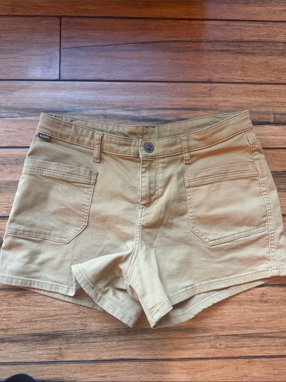 Women's Kuhl Tan Cotton Shorts Size 12